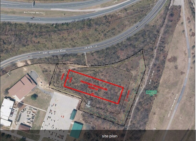East Ordnance Rd, Glen Burnie, MD for sale - Site Plan - Image 2 of 3