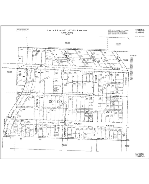 440 Fillmore St, Eugene, OR for sale - Plat Map - Image 2 of 2