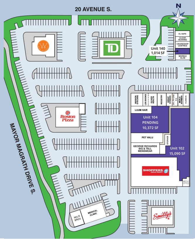 2045 Mayor Magrath Dr S, Lethbridge, AB for lease Site Plan- Image 1 of 1