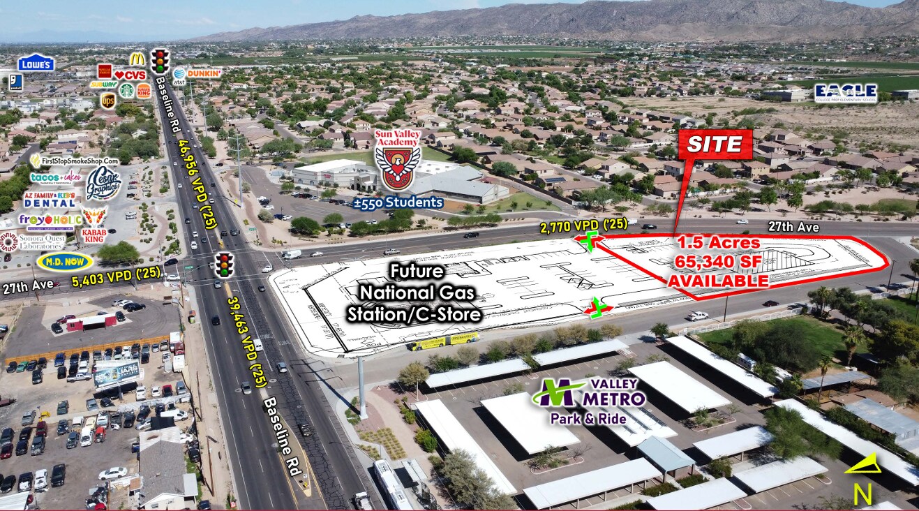 SW Baseline Rd & 27th Ave, Phoenix, AZ for sale Building Photo- Image 1 of 8
