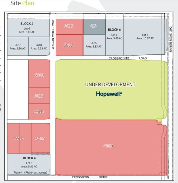 Cross Iron Dr, Rocky View No 44, AB for sale - Site Plan - Image 1 of 1