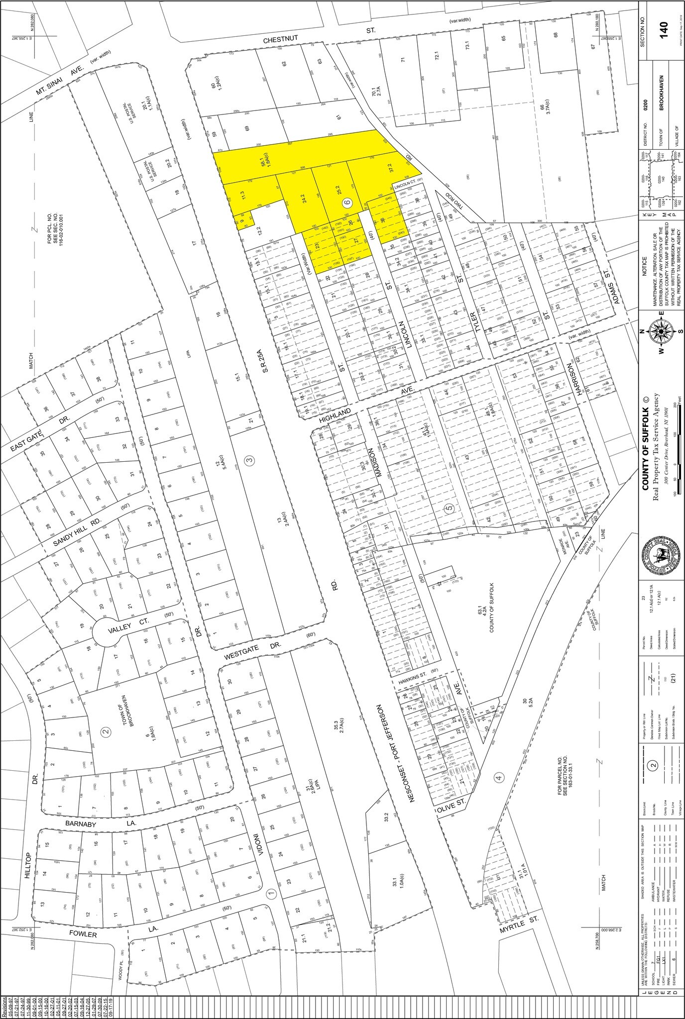 456 Ny-25A, Mount Sinai, NY for sale Plat Map- Image 1 of 1