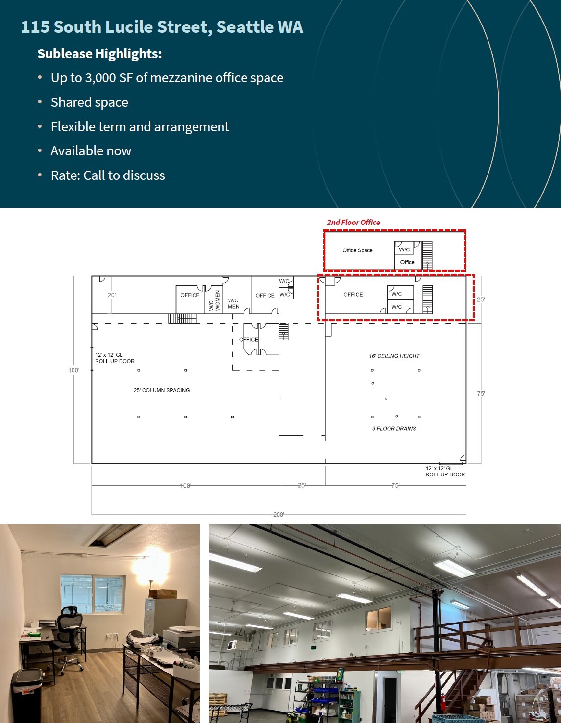 115 S Lucile St, Seattle, WA for lease Floor Plan- Image 1 of 1