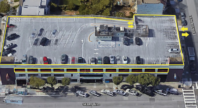 5200-5280 Geary Blvd, San Francisco, CA - aerial  map view