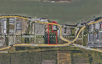 9538-9568 River Rd, Delta, BC - AERIAL  map view - Image1