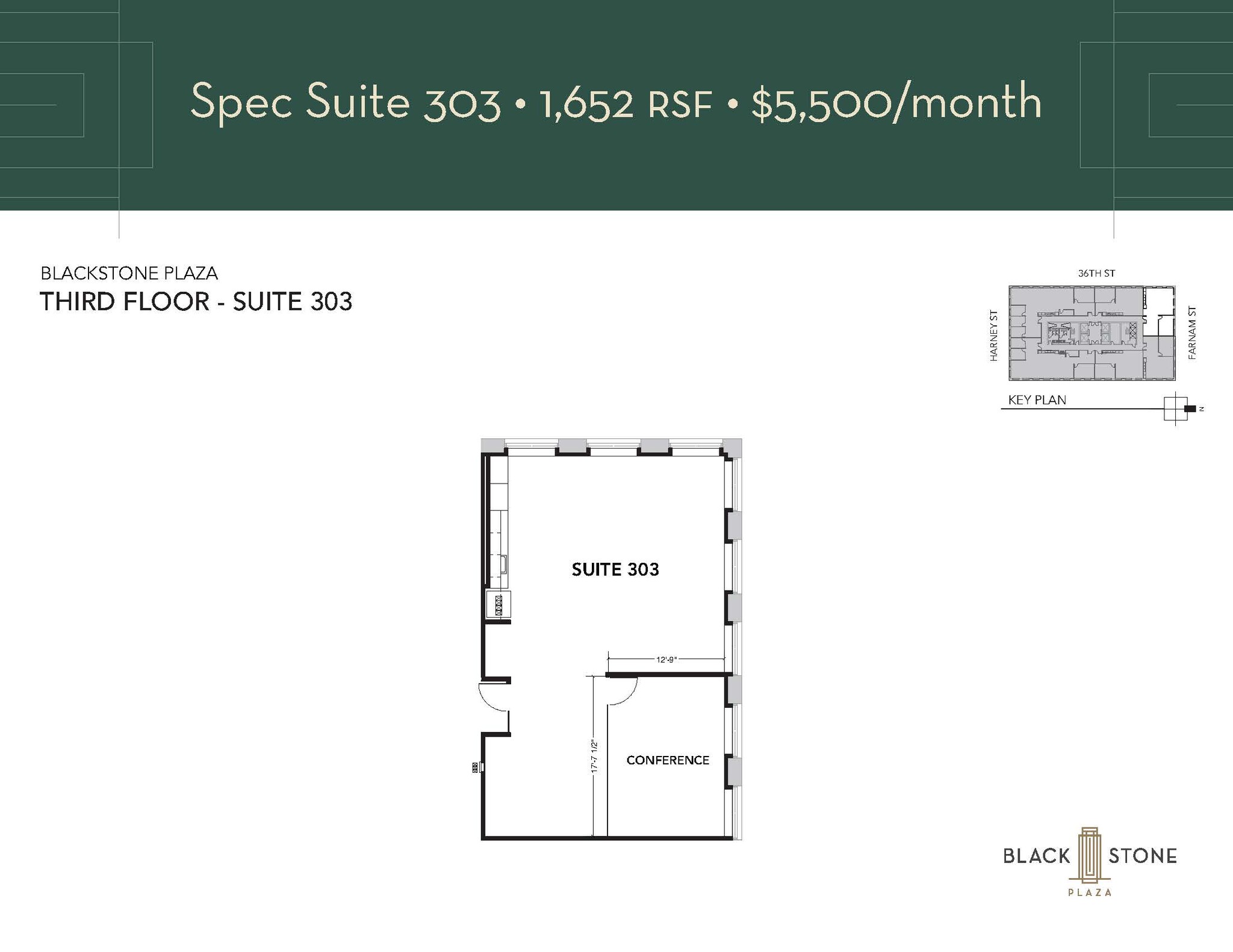 3555 Farnam, Omaha, NE for lease Floor Plan- Image 1 of 1