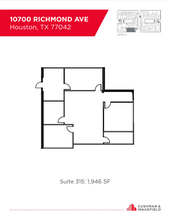 10700 Richmond Ave, Houston, TX for lease Floor Plan- Image 1 of 1