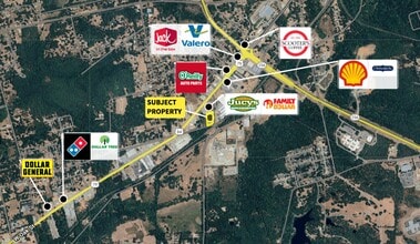 000 W Point Tap Dr, Palestine, TX - AERIAL  map view