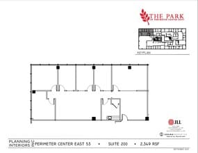 53 Perimeter Ctr E, Atlanta, GA for lease Floor Plan- Image 1 of 1