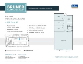 1600 Raiders Way, Henderson, NV for lease Floor Plan- Image 1 of 1