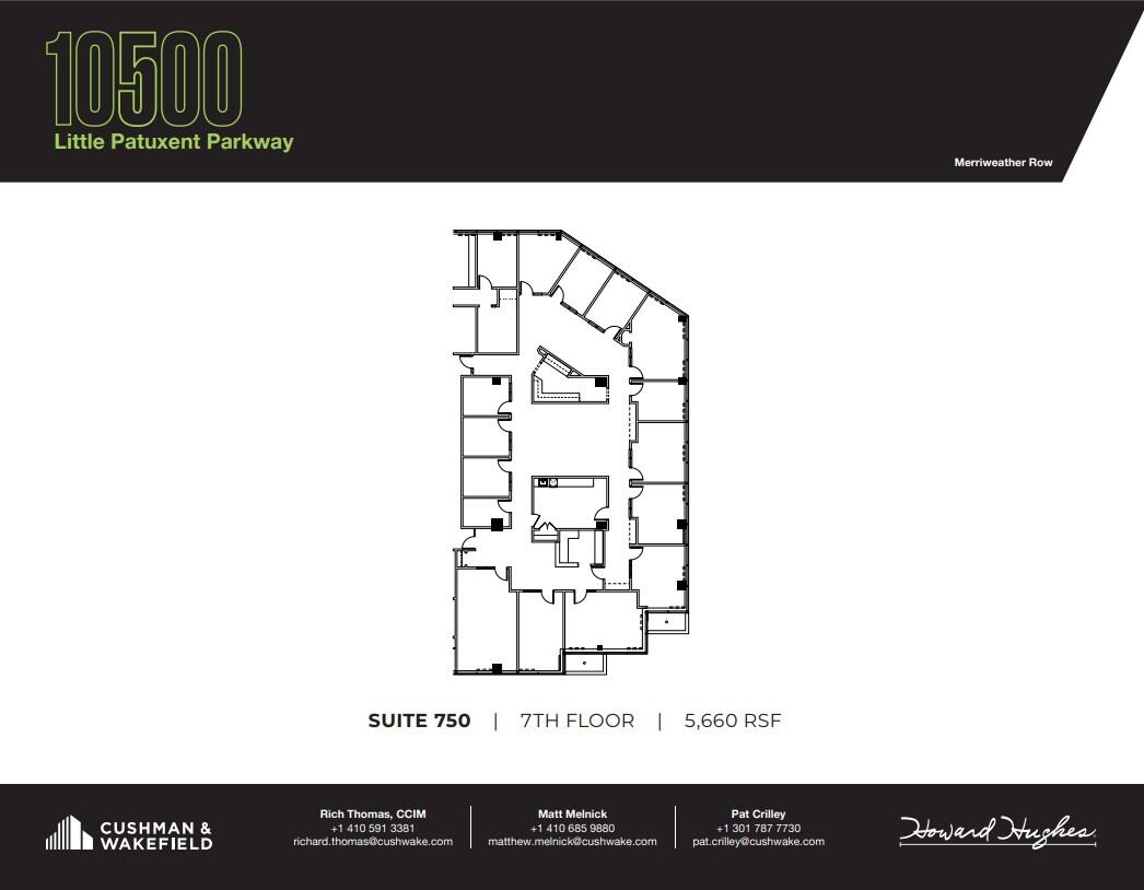 10480 Little Patuxent Pky, Columbia, MD for lease Floor Plan- Image 1 of 2