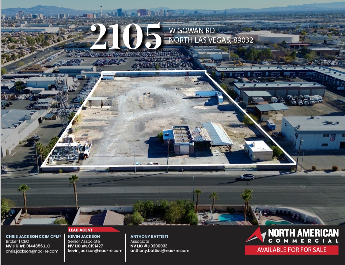 2105 W Gowan Rd, North Las Vegas, NV for sale Primary Photo- Image 1 of 6