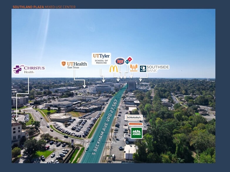 701-755 S Beckham Ave, Tyler, TX for lease - Building Photo - Image 2 of 4