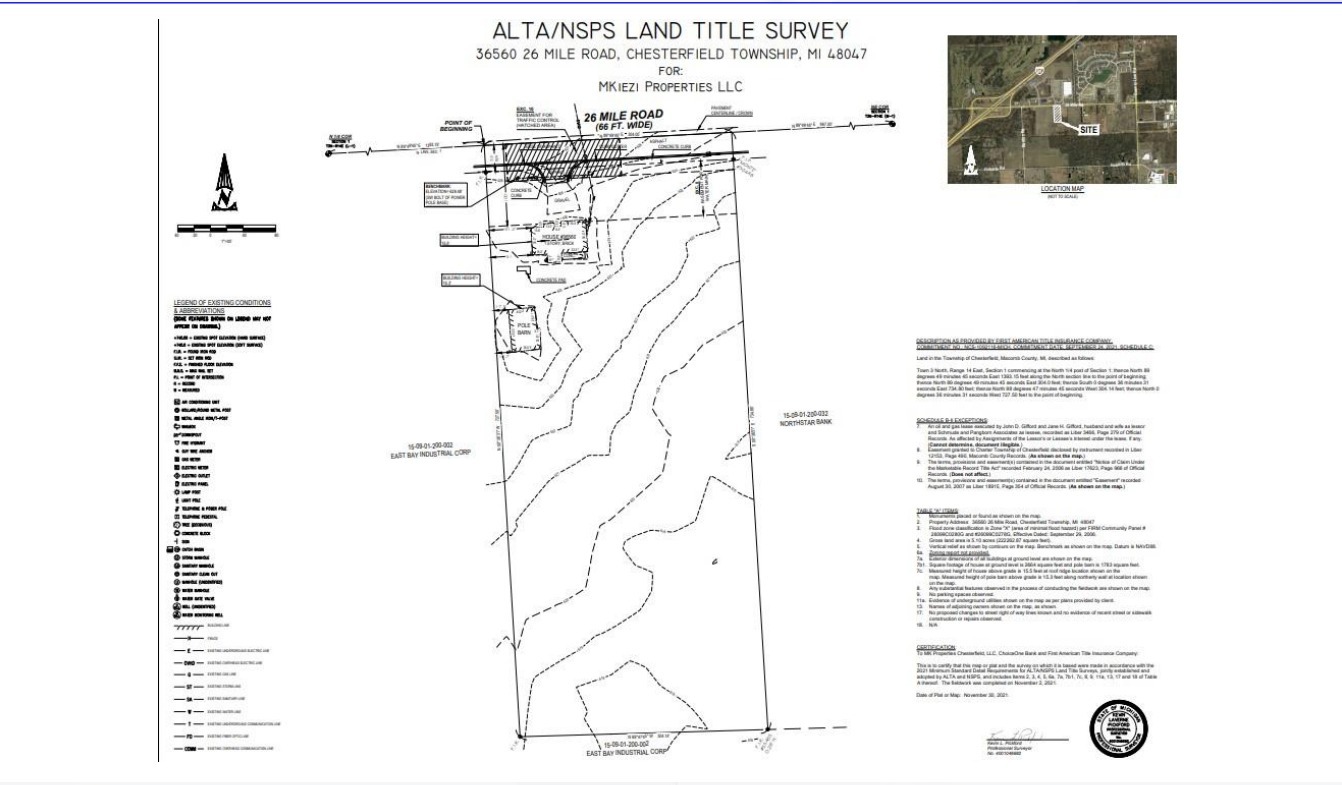 36560 26 Mile Rd, Chesterfield, MI for sale Building Photo- Image 1 of 1