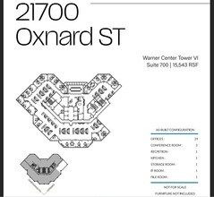 21600 Oxnard St, Woodland Hills, CA for lease Floor Plan- Image 1 of 1