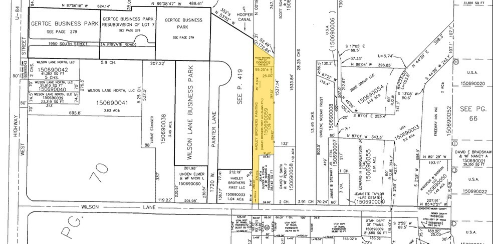 1670-1676 W 2100 S, Ogden, UT for sale - Plat Map - Image 1 of 1
