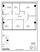 2200 Yonge St, Toronto, ON for lease Floor Plan- Image 1 of 1