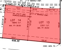 Camelot Plaza Cir, Harlingen, TX for sale - Plat Map - Image 2 of 2