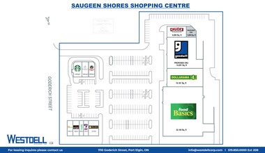 1110 Goderich St, Port Elgin, ON for lease Site Plan- Image 1 of 1