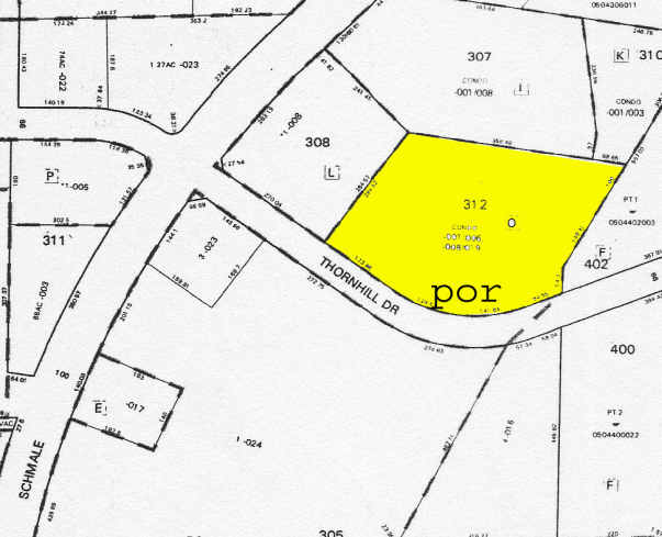 501 Thornhill Dr, Carol Stream, IL for lease - Plat Map - Image 3 of 4