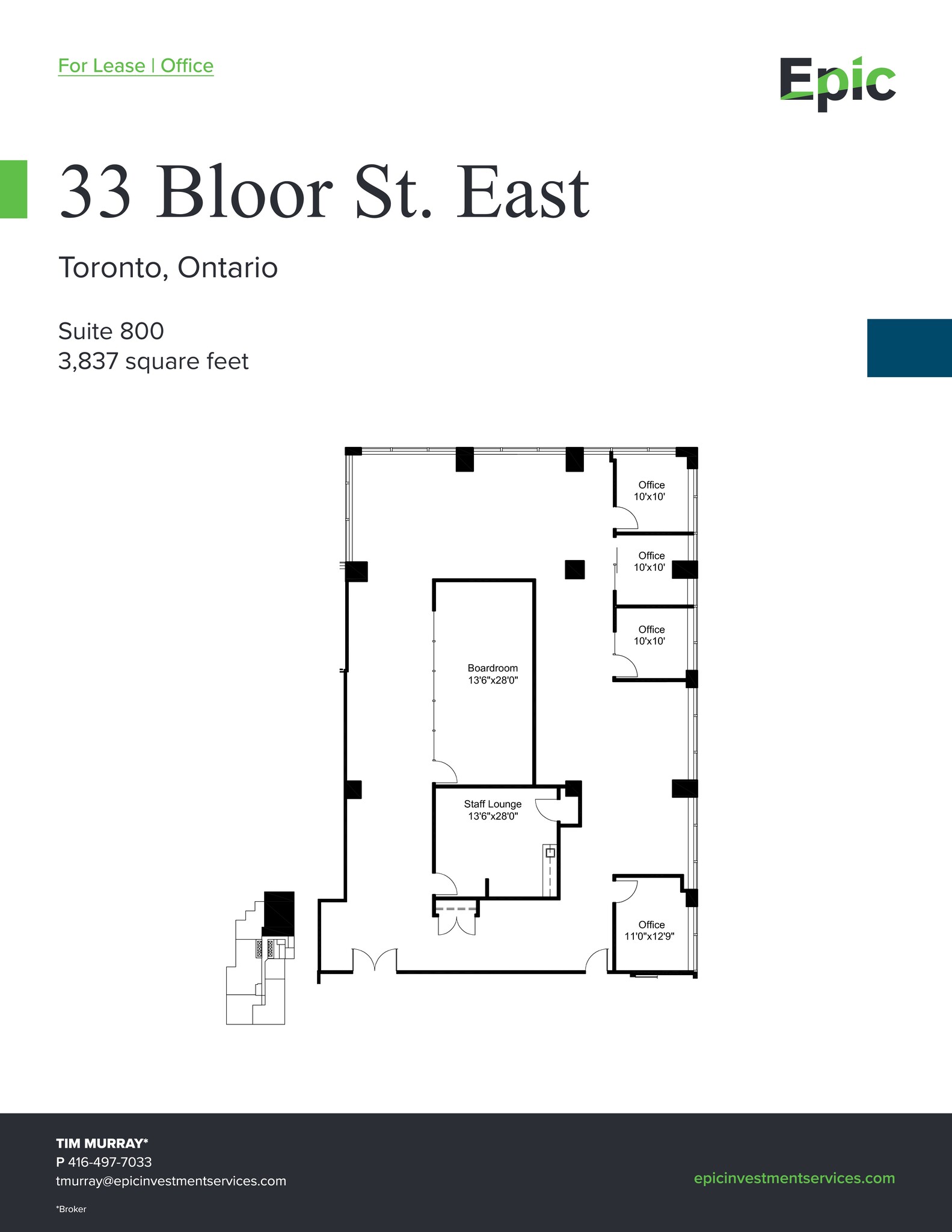 33 Bloor St E, Toronto, ON for lease Site Plan- Image 1 of 2