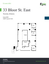 33 Bloor St E, Toronto, ON for lease Site Plan- Image 1 of 2