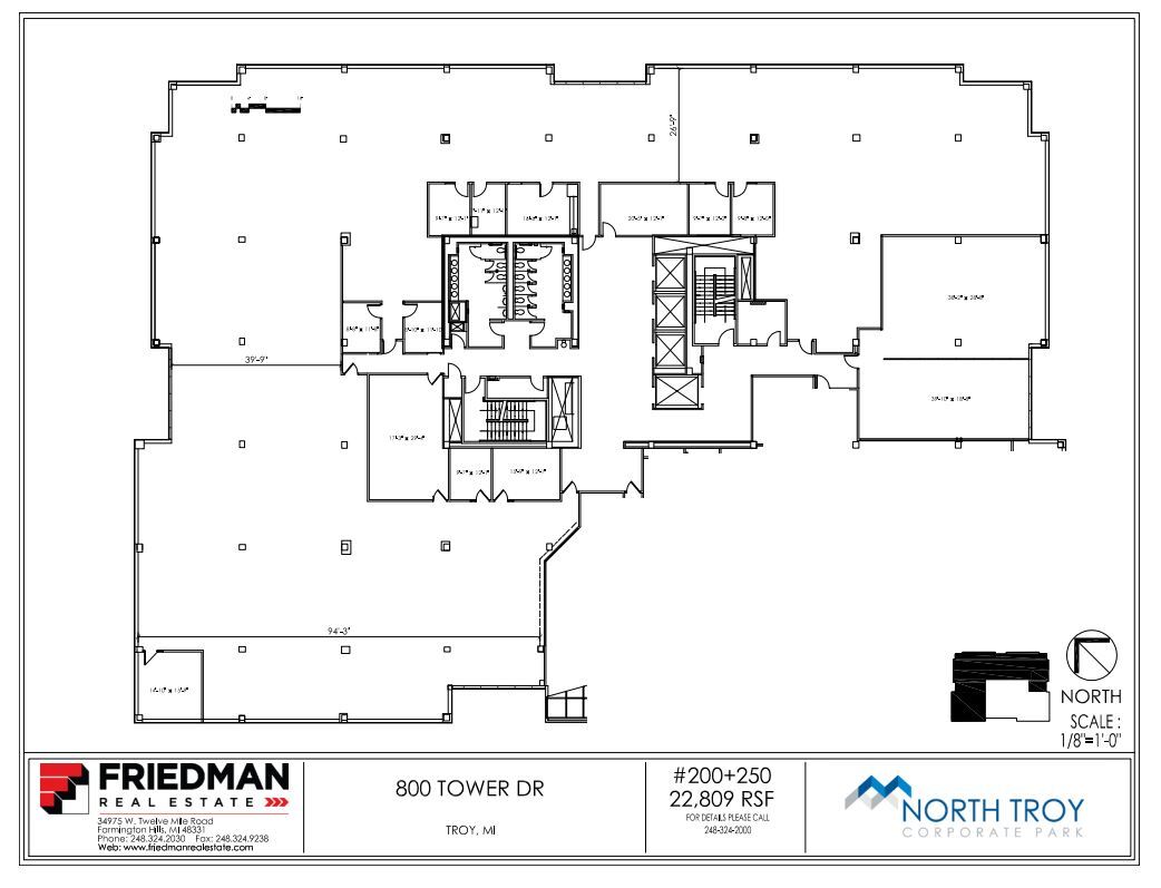 800 Tower Dr, Troy, MI for lease Floor Plan- Image 1 of 1