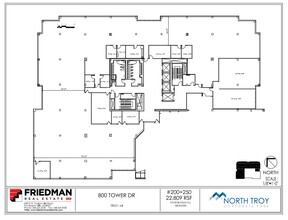 800 Tower Dr, Troy, MI for lease Floor Plan- Image 1 of 1