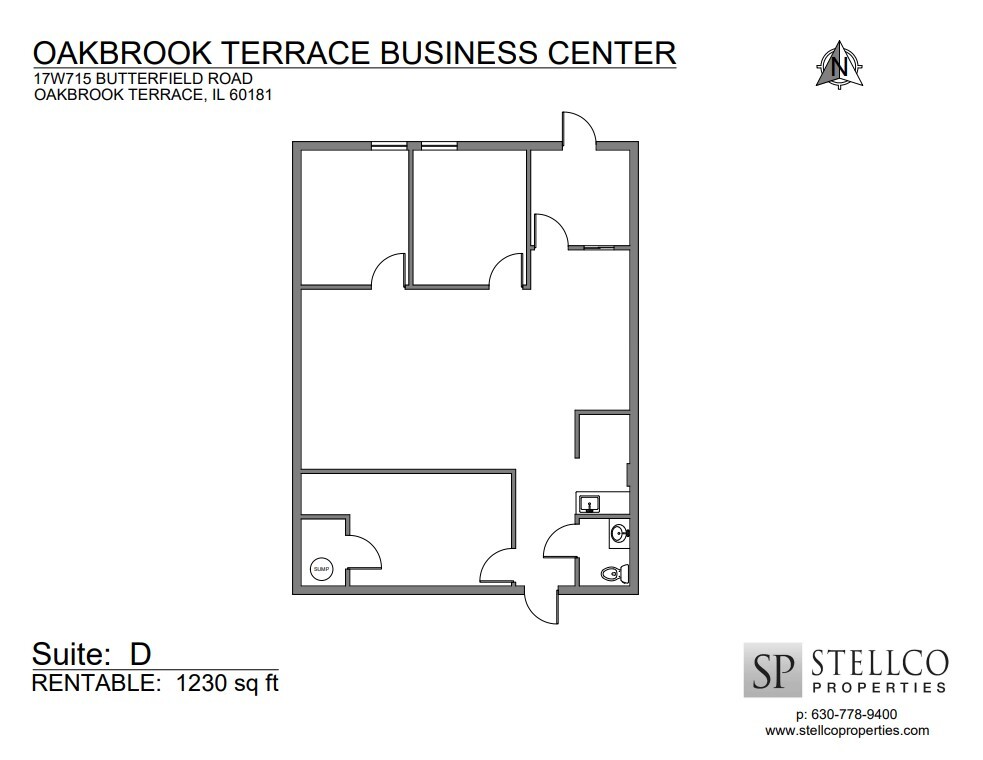 17W695-17W745 Butterfield Rd, Oakbrook Terrace, IL for lease Floor Plan- Image 1 of 1