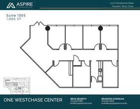 10777 Westheimer Rd, Houston, TX for lease Floor Plan- Image 1 of 1