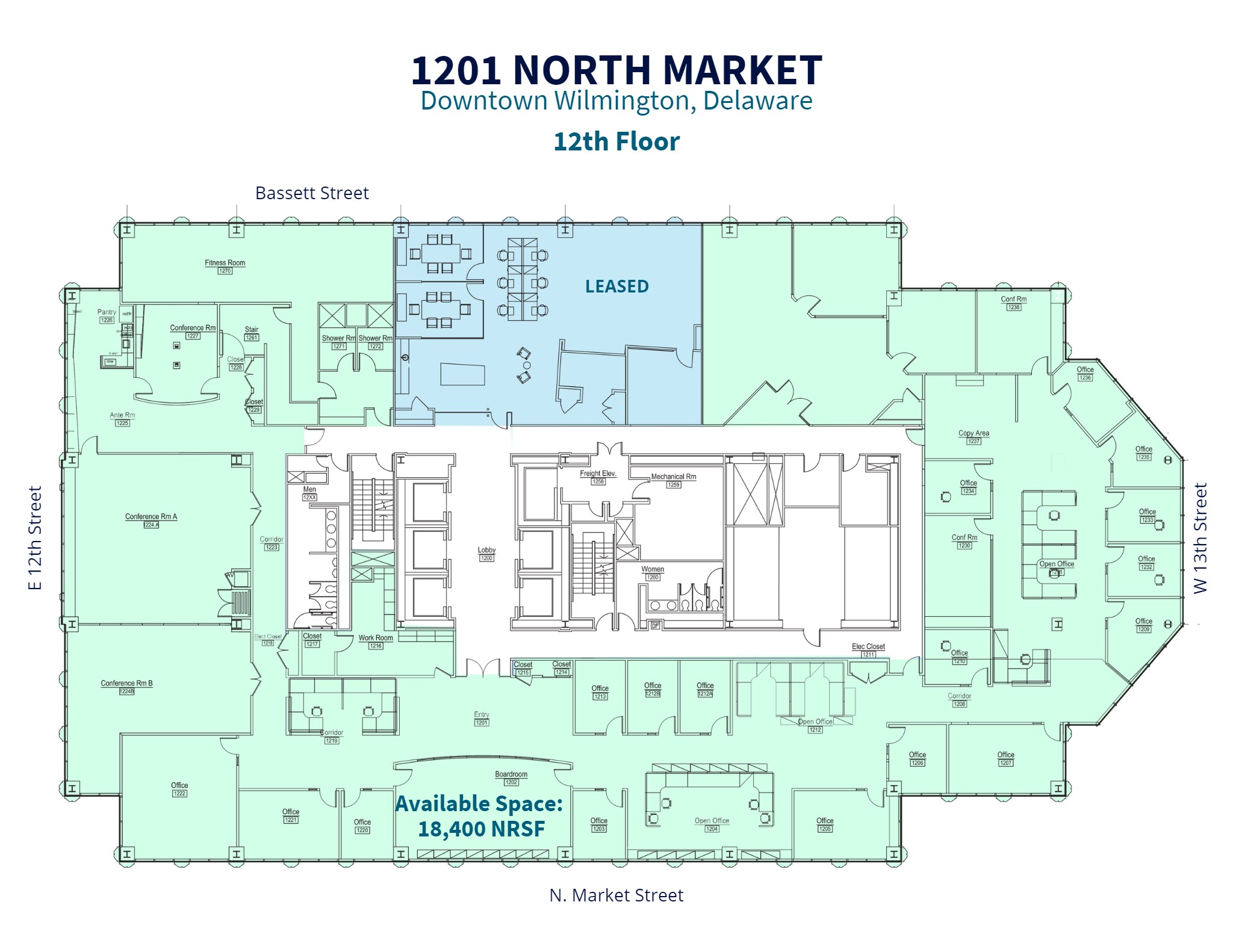 1201 N Market St, Wilmington, DE for lease 1201 N Market St - 12th Floor- Image 1 of 1