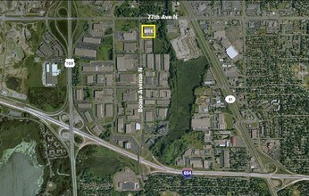 7624 Boone Ave N, Brooklyn Park, MN - AERIAL map view