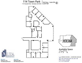 114 Townpark Dr NW, Kennesaw, GA for lease Floor Plan- Image 1 of 2