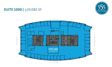 555 12th St, Oakland, CA for lease Floor Plan- Image 1 of 1