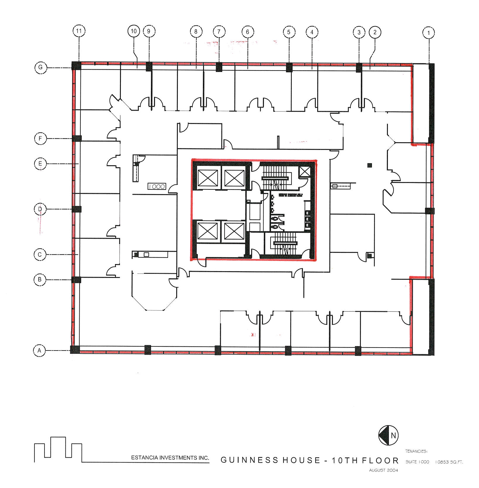 727 7th Ave SW, Calgary, AB for lease Floor Plan- Image 1 of 1