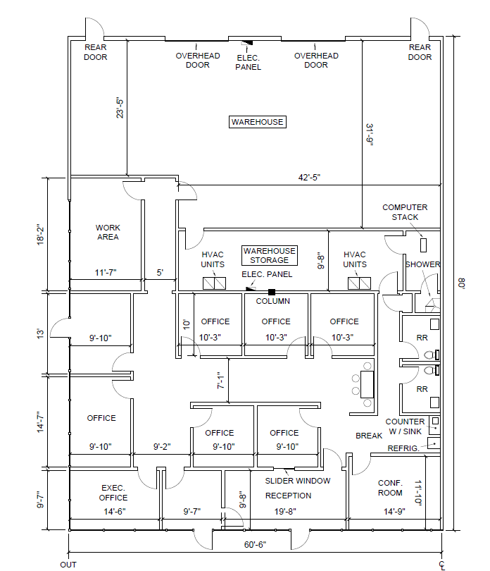 2301-2337 Gravel Dr, Fort Worth, TX for lease Floor Plan- Image 1 of 1