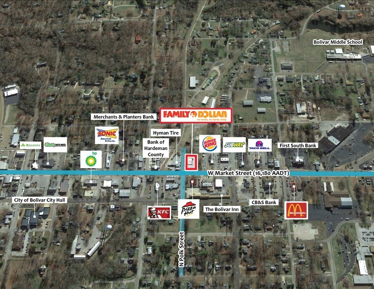 605 W Market St, Bolivar, TN for sale - Building Photo - Image 3 of 11