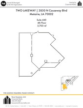 3900 N Causeway Blvd, Metairie, LA for lease Site Plan- Image 1 of 1