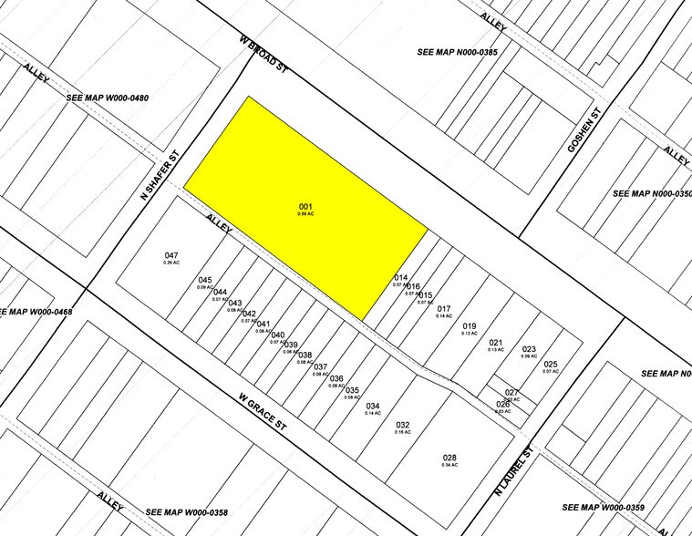 933 W Broad St, Richmond, VA for lease - Plat Map - Image 2 of 14