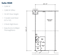 5029-5047 Martin Luther King Fwy, Fort Worth, TX for lease Floor Plan- Image 1 of 1