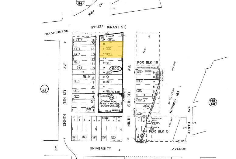 3980 9th Ave, San Diego, CA for lease - Plat Map - Image 2 of 12