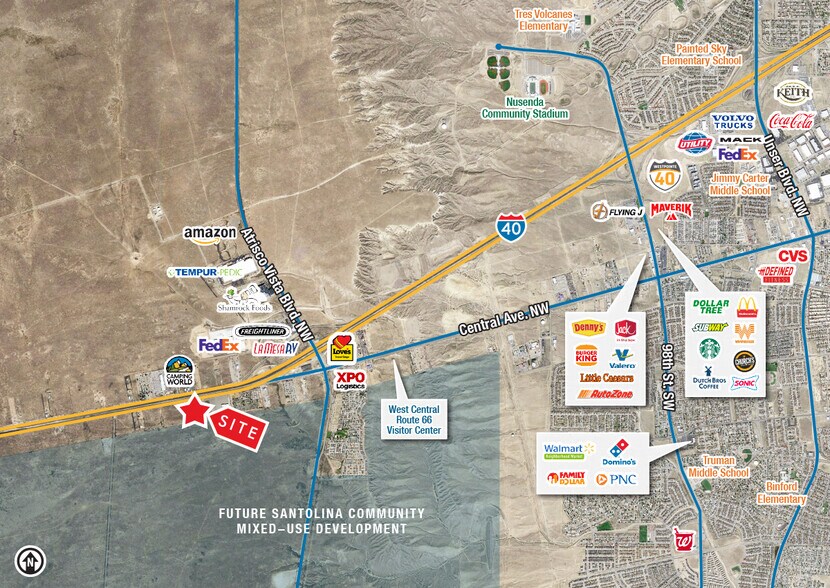SWQ Central Ave. & Atrisco Vista Blvd. SW, Albuquerque, NM for lease - Building Photo - Image 2 of 3