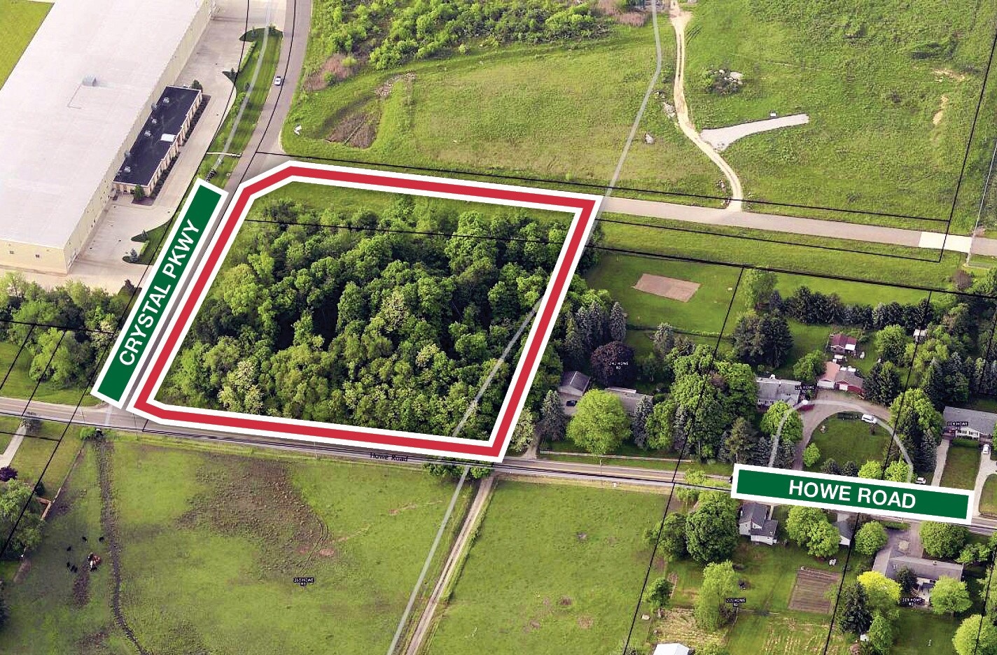 Howe Road Land, Kent, OH for sale Aerial- Image 1 of 1