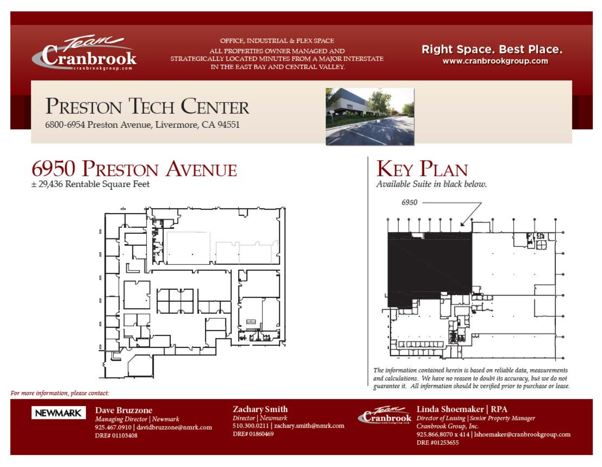 6950-6956 Preston Ave, Livermore, CA for lease Site Plan- Image 1 of 2