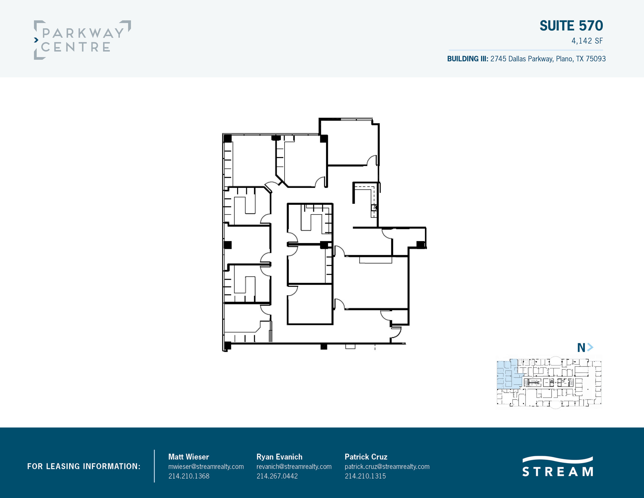 2745 Dallas Pky, Plano, TX for lease Floor Plan- Image 1 of 1