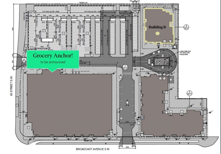 85 St & Broadcast Ave SW, Calgary, AB for lease - Floor Plan - Image 2 of 3