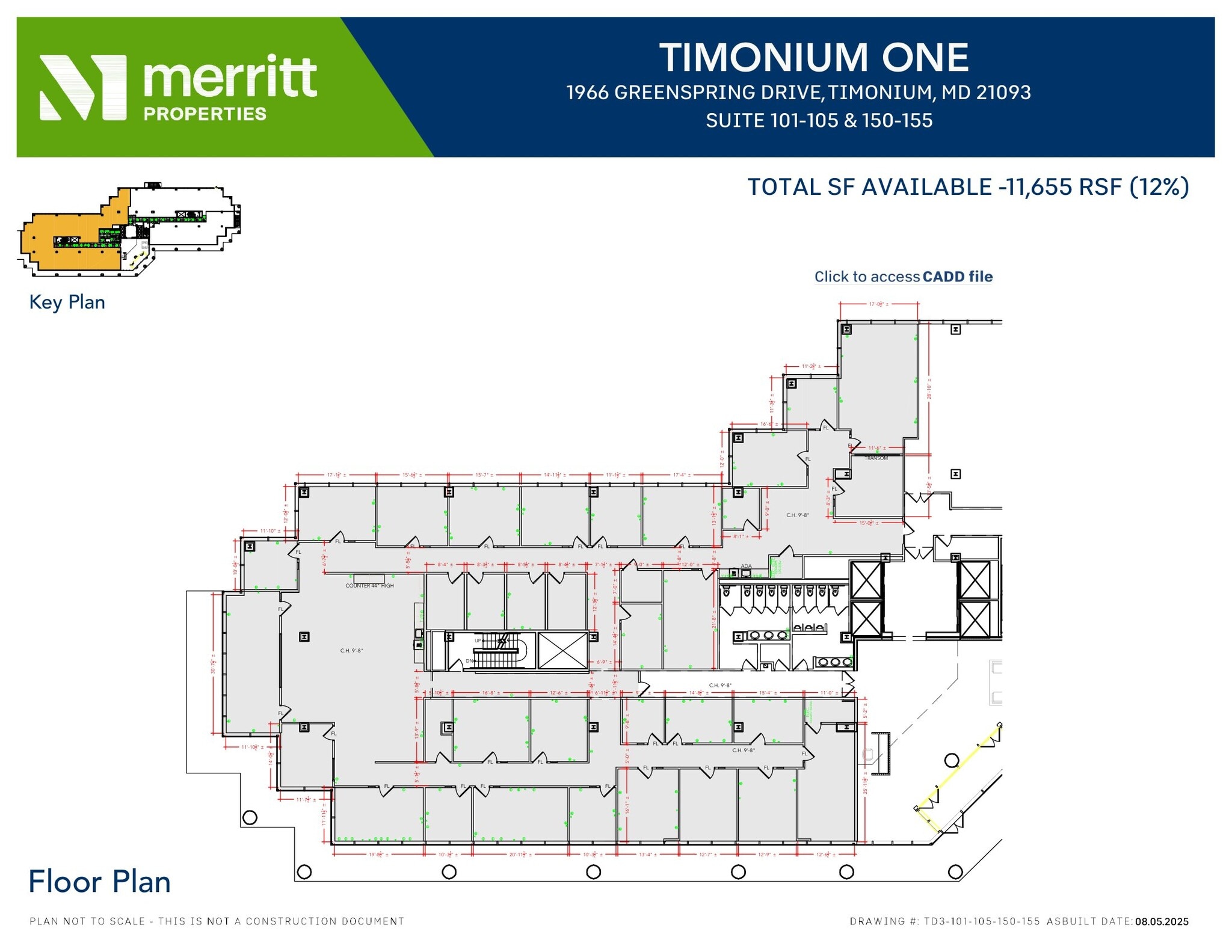 1966 Greenspring Dr, Timonium, MD for lease Floor Plan- Image 1 of 1