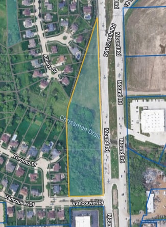 More details for 41453 Mound Rd, Sterling Heights, MI - Land for Sale