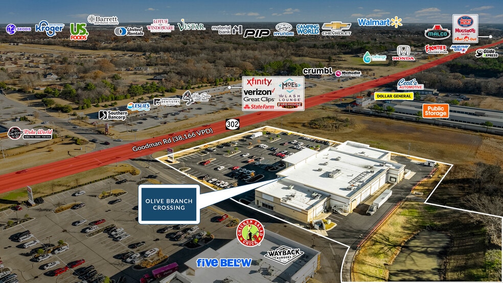 5155 Goodman Rd, Olive Branch, MS for sale - Building Photo - Image 3 of 5