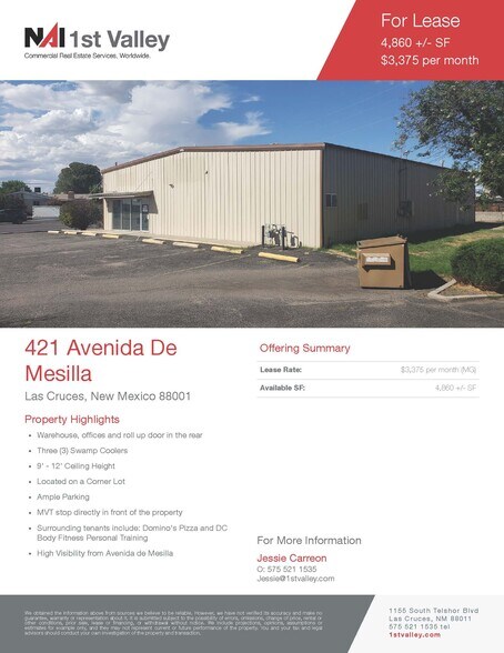 421 Avenida De Mesilla, Las Cruces, NM for sale - Building Photo - Image 1 of 1